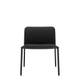 Chaise AUDREY SOFT, Noir, Structure noire