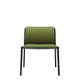 Chaise AUDREY SOFT, Vert acide, Structure noire