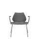Chaise avec accoudoirs MAUI, Anthracite