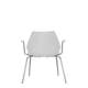 Chaise avec accoudoirs MAUI, Gris clair