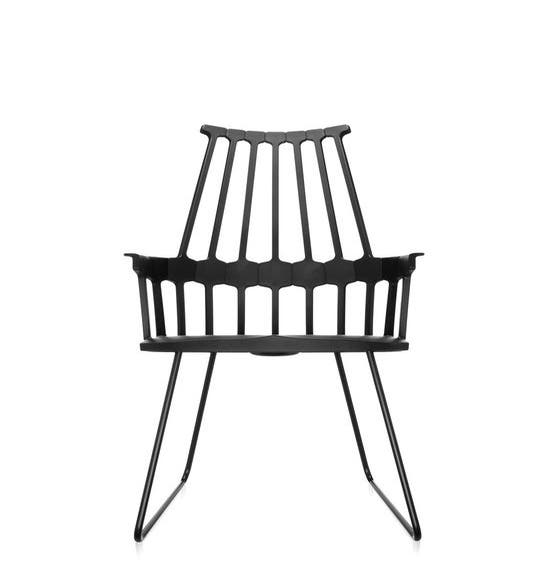 Chaise COMBACK de Kartell, Noir