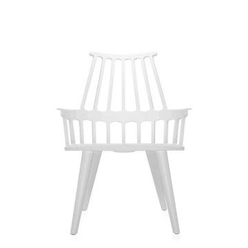 Chaise COMBACK de Kartell, Blanc-blanc