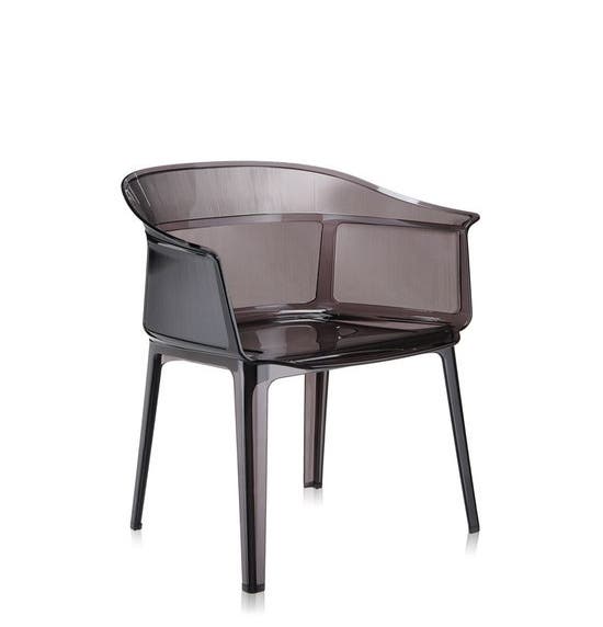 Chaise PAPYRUS de Kartell, Fumé