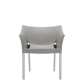 Fauteuil DR.NO de Kartell, Gris chaud