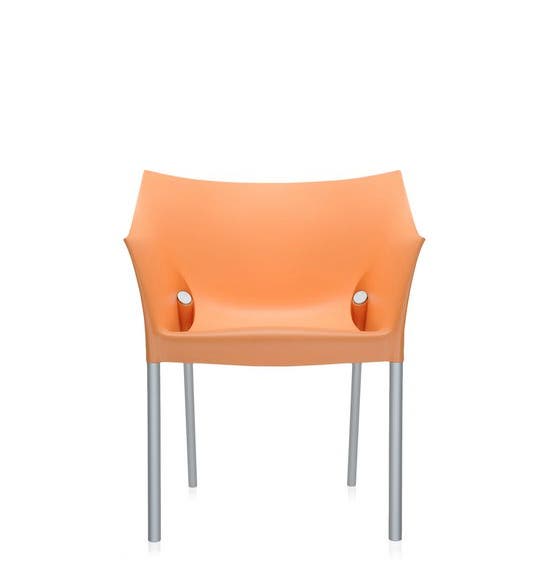 Fauteuil DR.NO de Kartell, Orange clair 