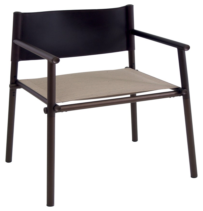 Lot de 2 fauteuils TERRAMARE de Emu, Marron d'Inde - Sable - Marron