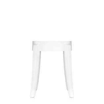 Tabouret L.46 X H.46 CHARLES GHOST de Kartell, Blanc