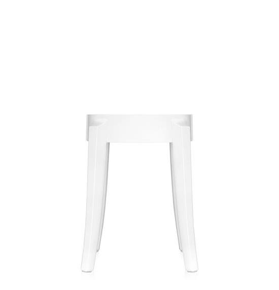 Tabouret L.46 X H.46 CHARLES GHOST de Kartell, Blanc