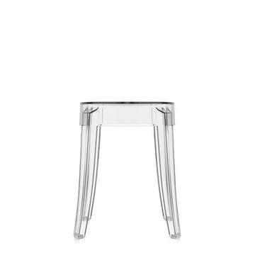 Tabouret L.46 X H.46 CHARLES GHOST de Kartell, Cristal