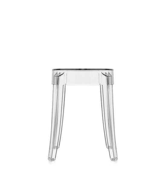 Tabouret L.46 X H.46 CHARLES GHOST de Kartell, Cristal