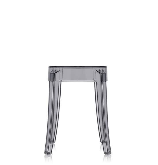 Tabouret L.46 X H.46 CHARLES GHOST de Kartell, Fumé