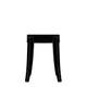 Tabouret L.46 X H.46 CHARLES GHOST, Noir