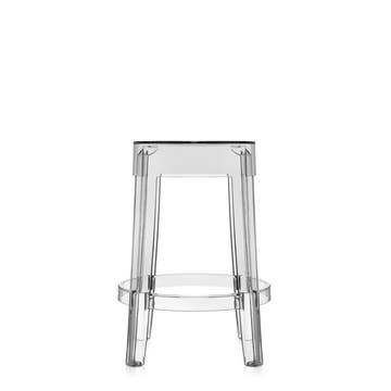 Tabouret H.65 CHARLES GHOST de Kartell, Cristal