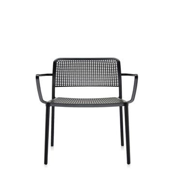 Fauteuil AUDREY de Kartell, Noir-Noir