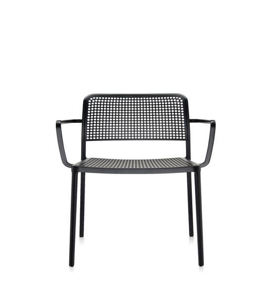 Fauteuil AUDREY de Kartell, Noir-Noir