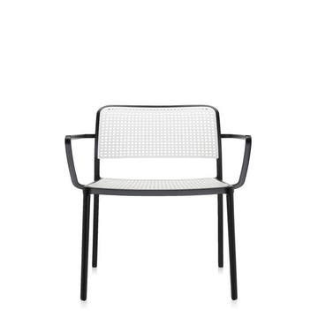 Fauteuil AUDREY de Kartell, Noir et blanc