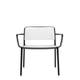 Fauteuil AUDREY, Noir et blanc