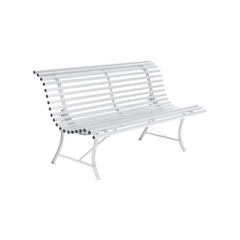 Banc LOUISIANE 150 de Fermob blanc coton Banc LOUISIANE 150 de Fermob blanc coton
