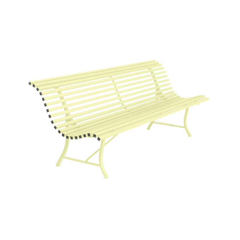 Banc LOUISIANE 200 de Fermob, Citron Givré Banc LOUISIANE 200 de Fermob, Citron Givré