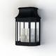1/2 Applique murale LOUIS-PHILIPPE 2®, Noir