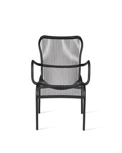 Chaise lounge LOOP, Noir