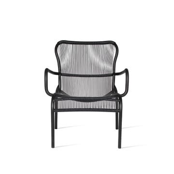 Chaise lounge LOOP, Noir