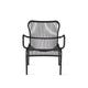 Chaise lounge LOOP, Noir