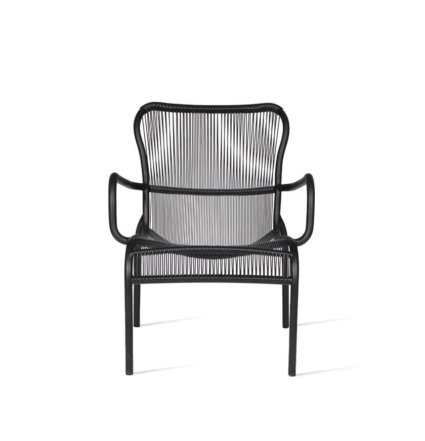 Chaise lounge LOOP de Vincent Sheppard, Noir