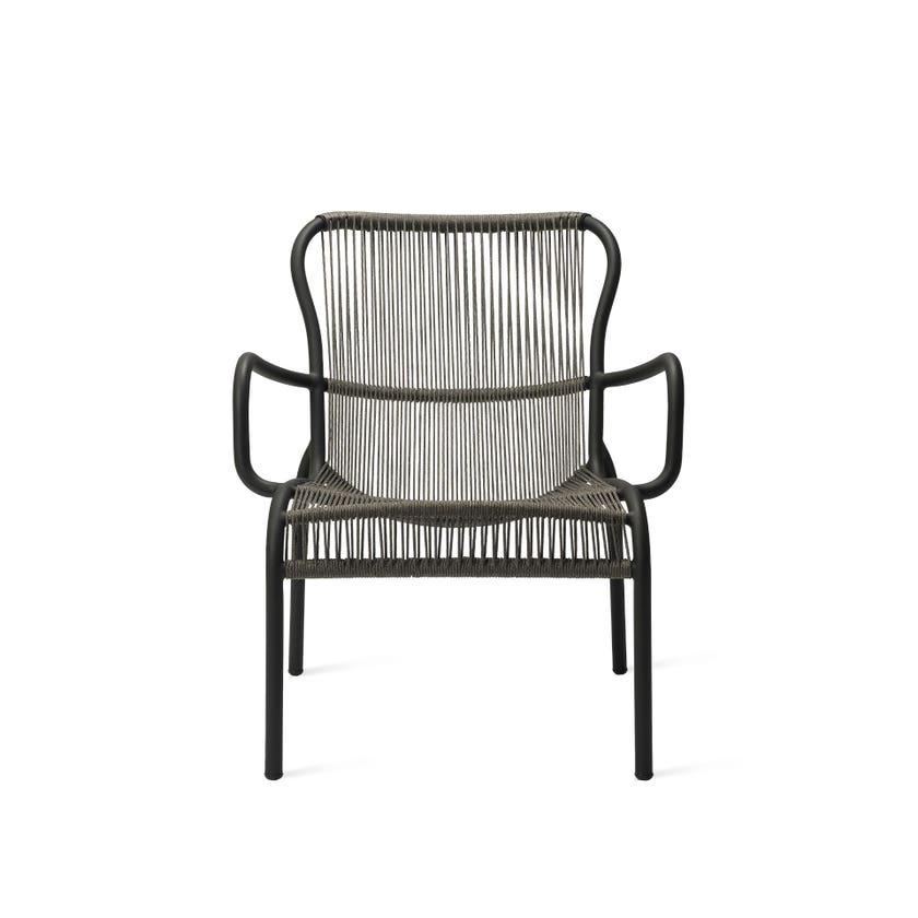 Chaise Lounge LOOP de Vincent Sheppard, Coloris Rope Fossil Grey Chaise Lounge LOOP de Vincent Sheppard, Coloris Rope Fossil Grey