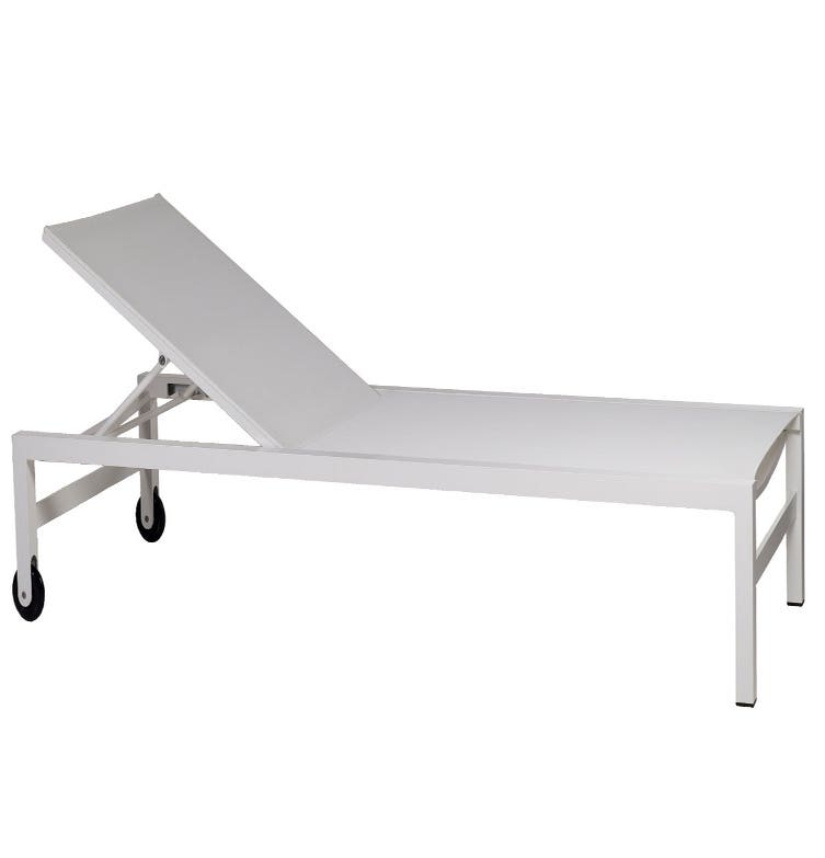 Lounger FORUM de Tribù, Blanc