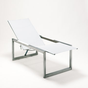 Lounger NINIX 195T EP de Royal Botania, Blanc