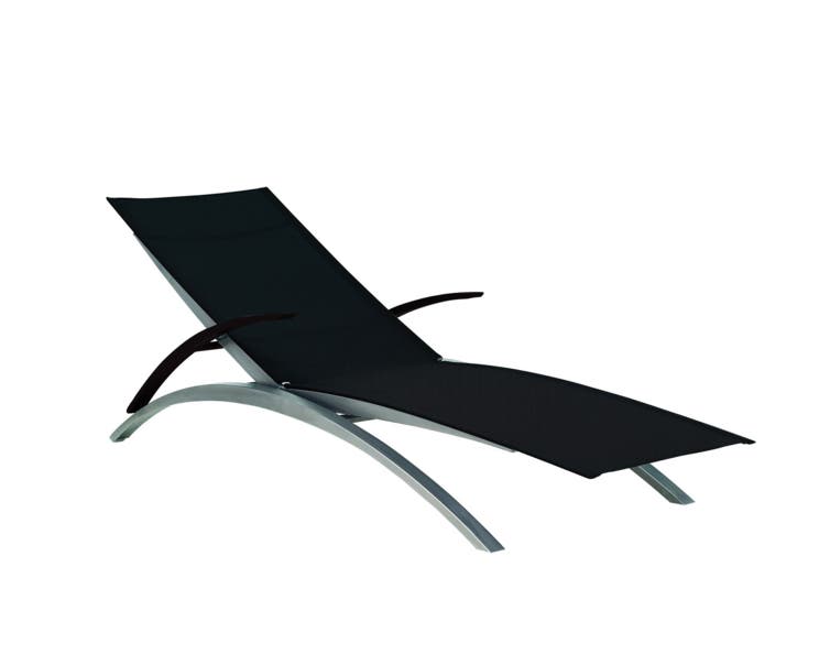 Lounger O-Zon 195 de Royal Botania, Noir Lounger O-Zon 195 de Royal Botania, Noir