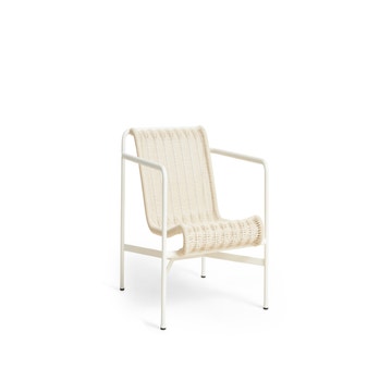Lounger PALISSADE CORD LOW, cream white