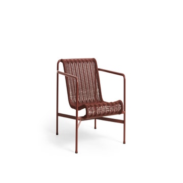 Lounger PALISSADE CORD LOW, Iron red