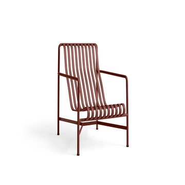 Lounger PALISSADE HIGH de Hay, Iron red