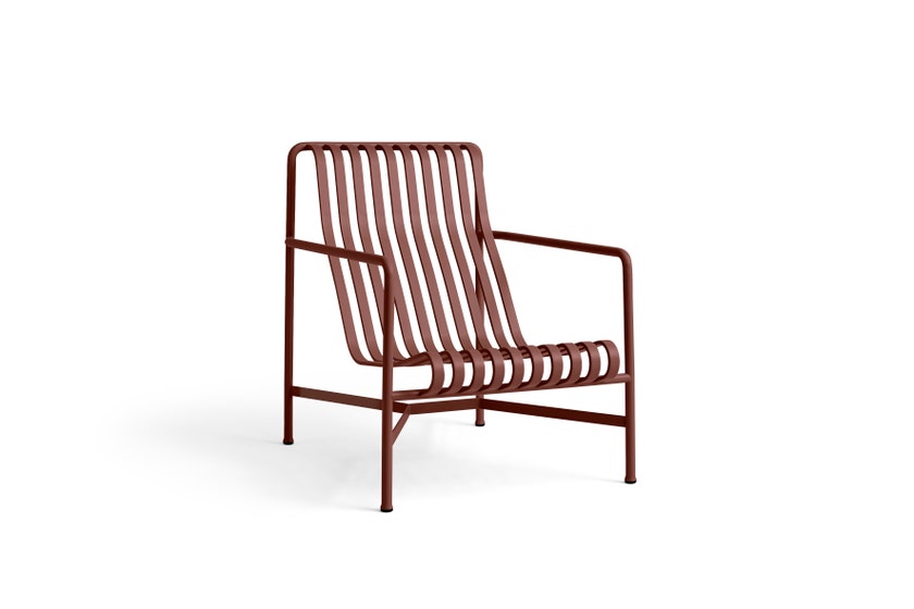 Lounger PALISSADE HIGH de Hay, Iron red Lounger PALISSADE HIGH de Hay, Iron red
