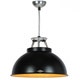 Suspension TITAN 1, Noir/intérieur bronze