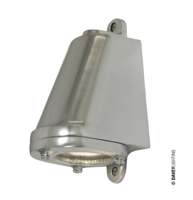 Applique MAST LIGHT Tension principale + Ampoule Led de Davey Lighting, Aluminium anodisé