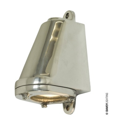 Applique MAST LIGHT Tension principale + Ampoule Led de Davey Lighting, Aluminium poli