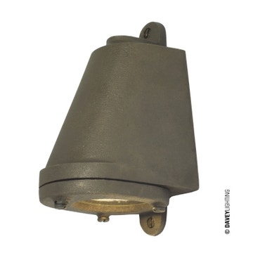 Applique MAST LIGHT Tension principale + Ampoule Led de Davey Lighting, Bronze brut vieilli