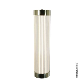 Applique PILLAR ÉTROITE LED H.40 de Davey Lighting, Laiton poli