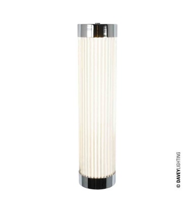 Applique PILLAR ÉTROITE LED H.40 de Davey Lighting, Chrome