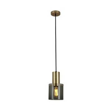 Suspension WALTER Taille 1 d'Original BTC, Anthracite et Laiton