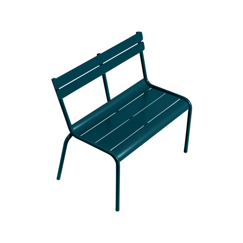 Banc LUXEMBOURG KID de Fermob, Bleu acapulco Banc LUXEMBOURG KID de Fermob, Bleu acapulco