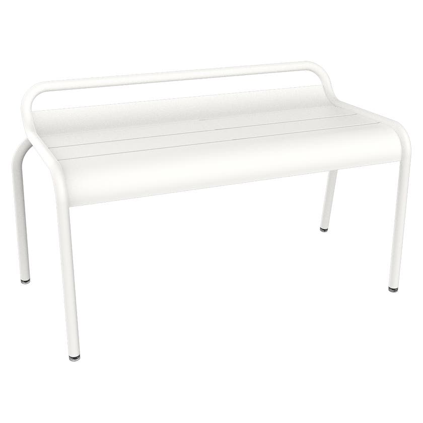 Banc Luxembourg compact Fermob Blanc Banc Luxembourg compact Fermob Blanc