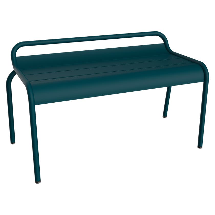Banc Luxembourg compact Fermob Bleu Acapulco Banc Luxembourg compact Fermob Bleu Acapulco