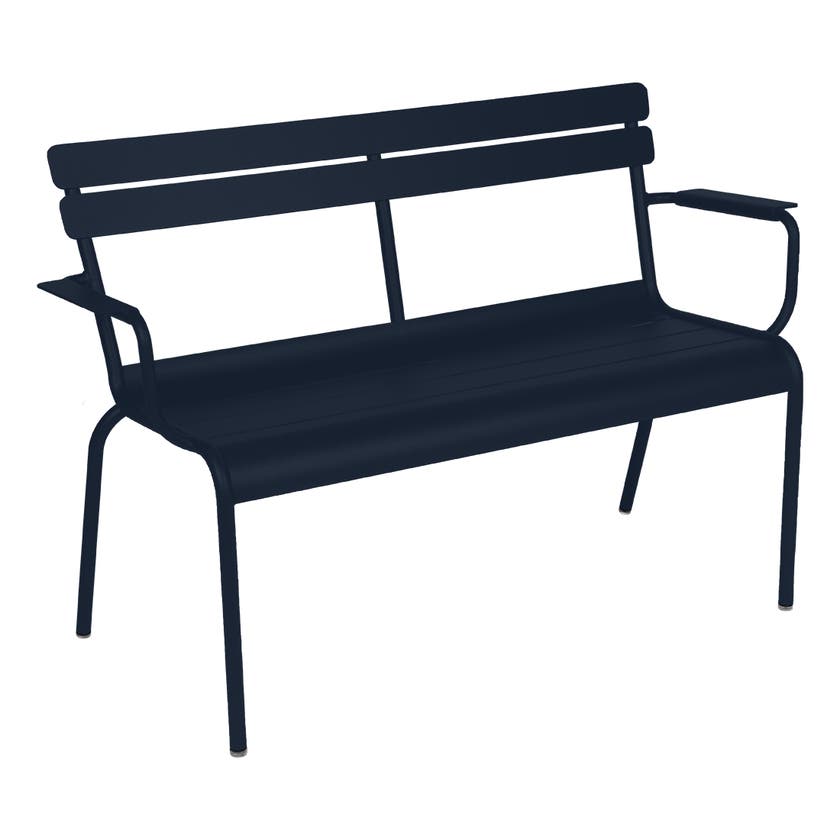 Banc de jardin 2 places Bleu Abysse Banc de jardin 2 places Bleu Abysse
