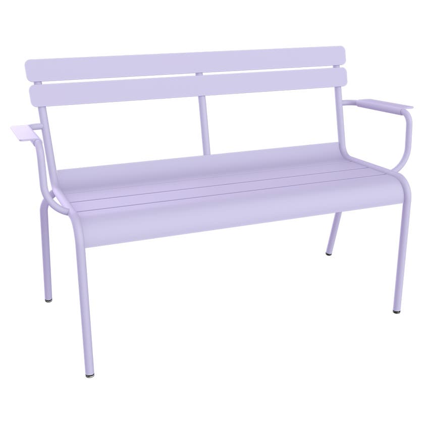 Banc de jardin 2 places Luxembourg de Fermob, Guimauve Banc de jardin 2 places Luxembourg de Fermob, Guimauve