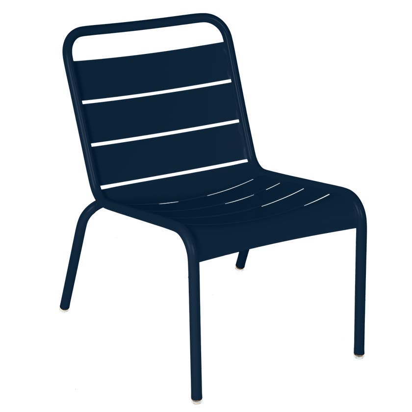 Chaise lounge LUXEMBOURG de Fermob, Bleu abysse Chaise lounge LUXEMBOURG de Fermob, Bleu abysse