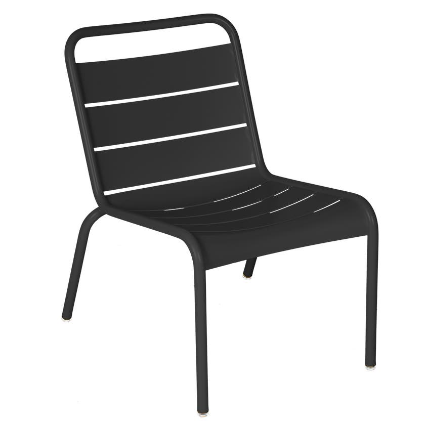 Chaise lounge LUXEMBOURG de Fermob, Carbone Chaise lounge LUXEMBOURG de Fermob, Carbone